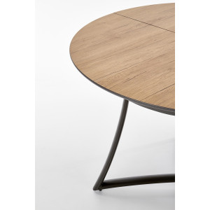 TARANTO bővíthető étkezőasztal 118–148 cm – tölgy / grafit