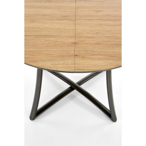 TARANTO bővíthető étkezőasztal 118–148 cm – tölgy / grafit
