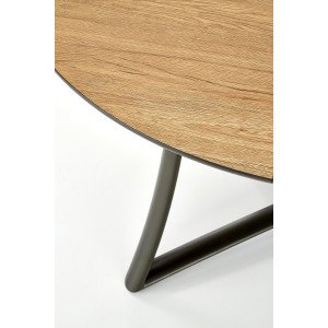 TARANTO bővíthető étkezőasztal 118–148 cm – tölgy / grafit