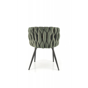 WEAVE modern étkezőszék – olívazöld