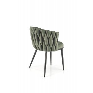 WEAVE modern étkezőszék – olívazöld