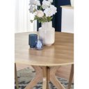 SAVONA kerek étkezőasztal 120 cm – tölgy