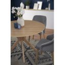 SAVONA kerek étkezőasztal 120 cm – tölgy