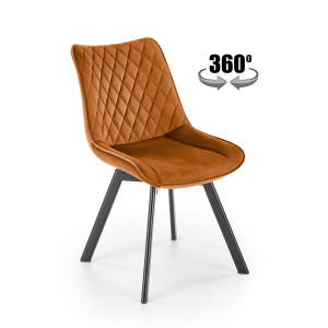 FOLD modern forgatható étkezőszék – fahéj