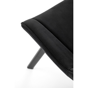 FOLD modern forgatható étkezőszék – fekete