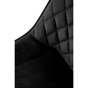 FOLD modern forgatható étkezőszék – fekete