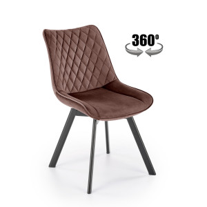FOLD modern forgatható étkezőszék – mokka