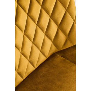 FOLD modern forgatható étkezőszék – mustársárga