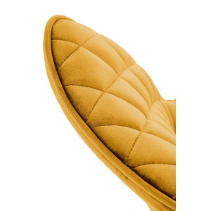 FOLD modern forgatható étkezőszék – mustársárga