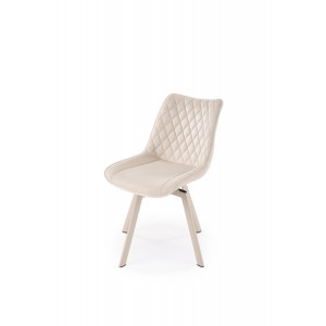 FOLD modern forgatható étkezőszék – világos bézs / kasmír