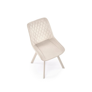 FOLD modern forgatható étkezőszék – világos bézs / kasmír