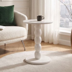 NORVIA lerakóasztal – fehér - 40cm HALMAR