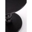 NORVIA dohányzóasztal – fekete - 40cm
