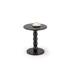NORVIA dohányzóasztal – fekete - 40cm