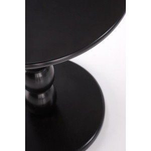 NORVIA dohányzóasztal – fekete - 40cm