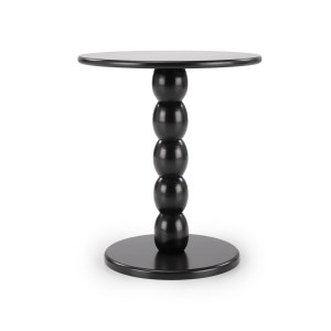 NORVIA dohányzóasztal – fekete - 40cm