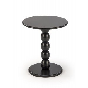 NORVIA dohányzóasztal – fekete - 40cm HALMAR