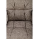 PLEAT modern forgatható étkezőszék – szürke