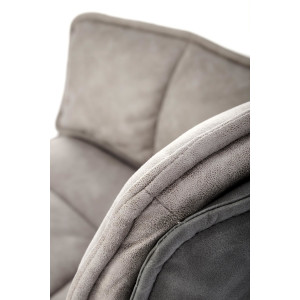 PLEAT modern forgatható étkezőszék – szürke