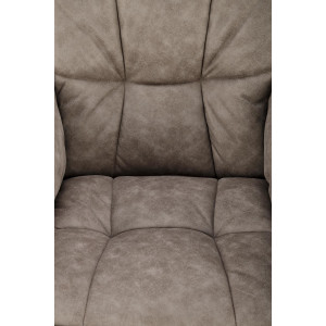 PLEAT modern forgatható étkezőszék – szürke