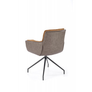 PLEAT modern forgatható étkezőszék – barna