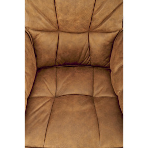 PLEAT modern forgatható étkezőszék – barna