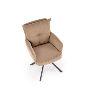 CORDA modern forgatható étkezőszék – cappuccino