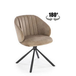 LOFT modern forgatható étkezőszék – cappuccino