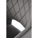 FRAME modern forgatható étkezőszék – szürke