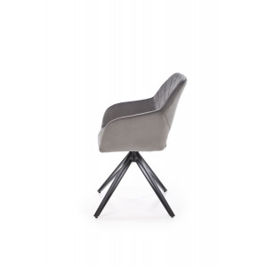FRAME modern forgatható étkezőszék – szürke