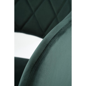 FRAME modern forgatható étkezőszék – sötétzöld