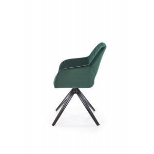 FRAME modern forgatható étkezőszék – sötétzöld