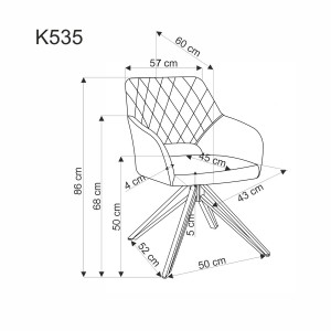 FRAME modern forgatható étkezőszék – sötétzöld