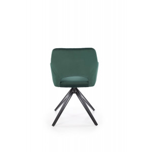 FRAME modern forgatható étkezőszék – sötétzöld
