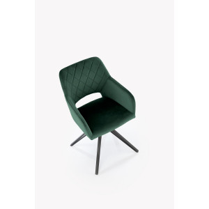 FRAME modern forgatható étkezőszék – sötétzöld