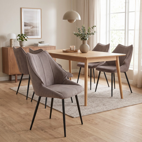 NEST modern étkezőszék – szürke