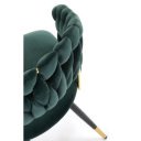 BRAID modern étkezőszék – sötétzöld