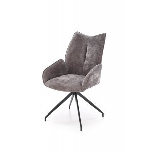 THRONE modern forgatható étkezőszék – szürke HALMAR