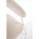 BREEZE modern étkezőszék – világos bézs / fehér