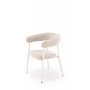 BREEZE modern étkezőszék – világos bézs / fehér