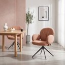 FLUFFY modern forgatható étkezőszék – fahéj