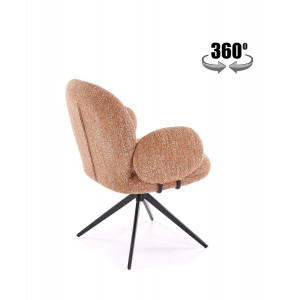 FLUFFY modern forgatható étkezőszék – fahéj