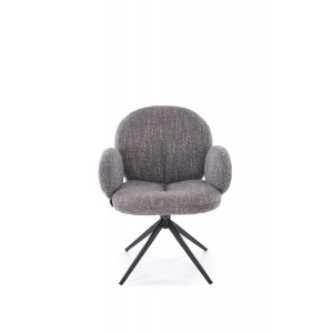 FLUFFY modern forgatható étkezőszék – szürke