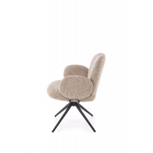 FLUFFY modern forgatható étkezőszék – bézs