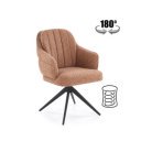 SPRING modern forgatható étkezőszék – fahéj