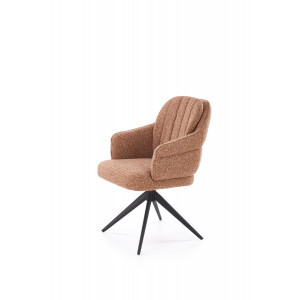 SPRING modern forgatható étkezőszék – fahéj