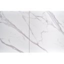 CORTINA bővíthető étkezőasztal 160–220 cm – fehér márvány / fekete