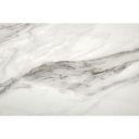CORTINA bővíthető étkezőasztal 160–220 cm – fehér márvány / fekete