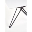 VENTARO étkezőasztal 160 cm – fehér / fekete