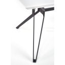 VENTARO étkezőasztal 160 cm – fehér / fekete